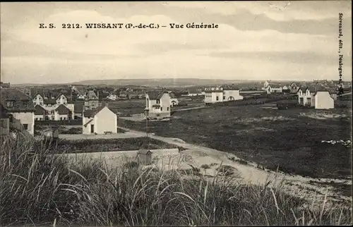 Ak Wissant Pas de Calais, Vue Generale