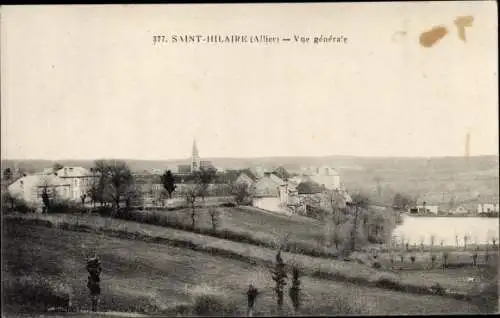 Ak Saint Hilaire Allier, Vue generale