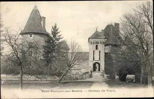 Ak Saint Pourçain sur Sioule Allier, Chateau de Toury