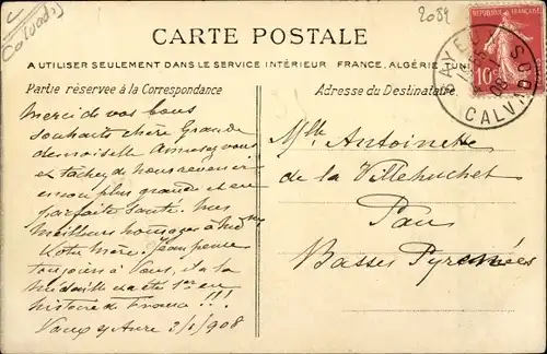 Ak Vaux sur Aure Calvados, Le Chateau et le Parc