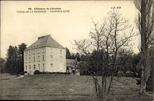 Ak Vaux sur Aure Calvados, Chateau de la Haizerie