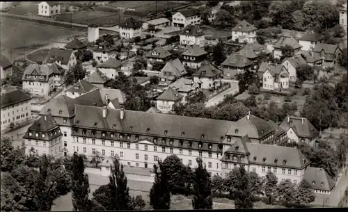 Ak Deutschland, Fliegeraufnahme, Gebäude, Ort