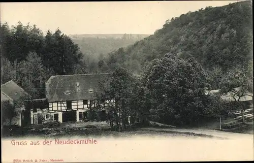 Ak Klipphausen in Sachsen, Neudeckmühle