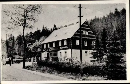 Ak Waldbärenburg Altenberg im Erzgebirge, Gasthaus Riedelmühle