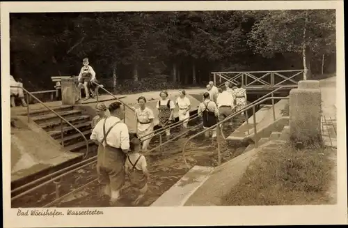 Ak Bad Wörishofen im Unterallgäu, Wassertreten