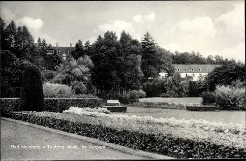 Ak Bad Meinberg am Teutoburger Wald, Im Kurpark