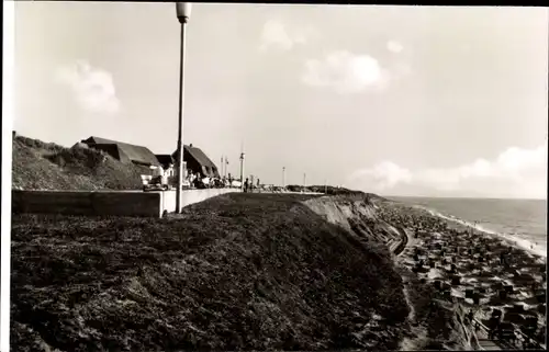 Ak Wenningstedt Braderup auf Sylt, Partie am Kliff, Promenade, Strand