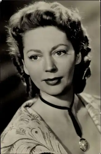 Ak Schauspielerin Anne Vernon, Portrait