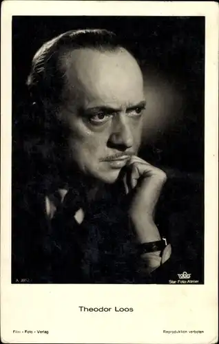 Ak Schauspieler Theodor Loos, Portrait, Tobis Film