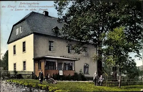 Ak Lauter Bernsbach im Erzgebirge Sachsen, Erholungsheim des KS Militärverbundes