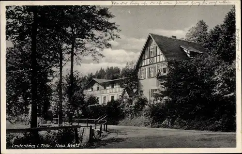 Ak Bad Leutenberg Thüringen, Haus Beetz