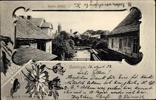 Passepartout Ak Göttingen in Niedersachsen, Kleine Mühle