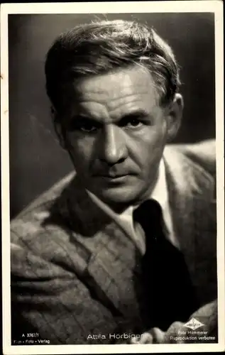 Ak Schauspieler Attila Hörbiger