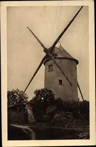 Ak Anjou Maine et Loire, Vieux Moulin