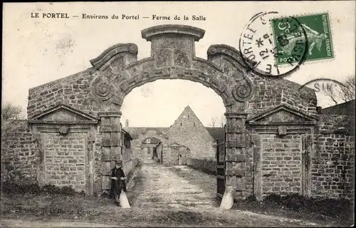 Ak Le Portel Pas de Calais, Ferme de la Salle