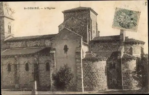 Ak Saint Désiré Allier, L'Eglise