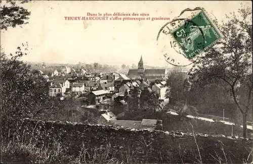 Ak Thury Harcourt Calvados, Vue generale