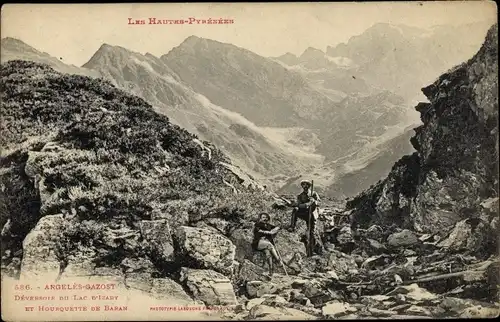 Ak Argelès Gazost Hautes-Pyrénées, Deversoir du Lac d'Izary