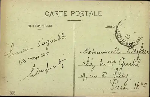 Ak Tarbes Hautes Pyrénées, Pont sur l'Adour