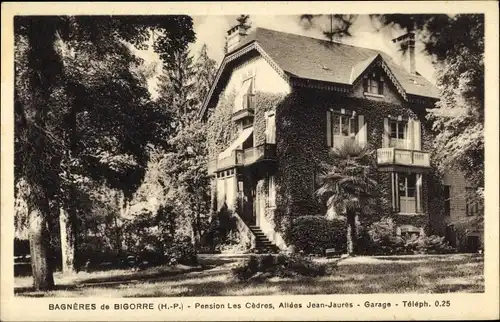 Ak Bagnères de Bigorre Hautes Pyrénées, Pension Les Cedres