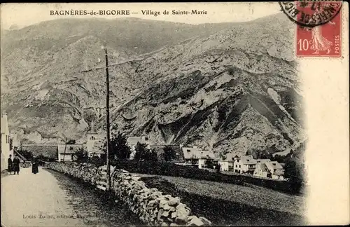 Ak Bagnères de Bigorre Hautes Pyrénées, Village de Sainte Marie