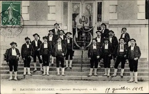 Ak Bagnères de Bigorre Hautes Pyrénées, Chanteurs Montagnards