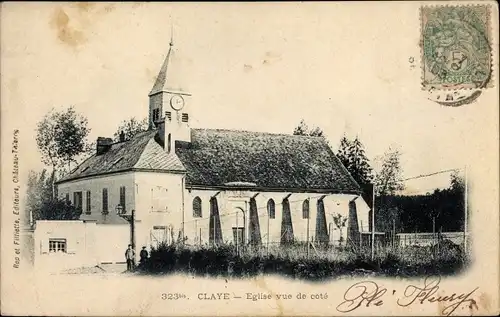Ak Claye Seine et Marne, L'Eglise