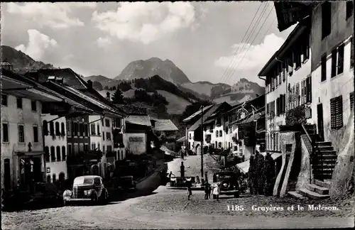 Ak Gruyères Kanton Freiburg Schweiz, Le Moleson