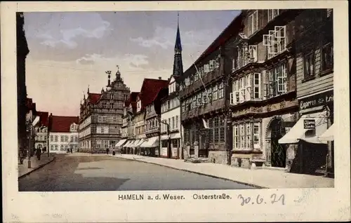 Ak Hameln an der Weser Niedersachsen, Osterstraße