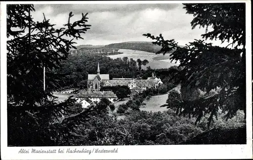 Ak Streithausen im Westerwald, Abtei Marienstatt, Durchblick