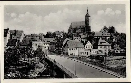 Ak Penig in Sachsen, Neue Muldenbrücke