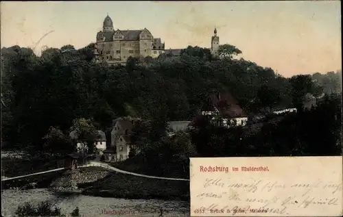 Ak Lunzenau Mulde Mittelsachsen, Schloss Rochsburg