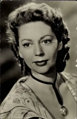 Ak Schauspielerin Anne Vernon, Portrait