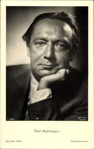 Ak Schauspieler Carl Kuhlmann, Portrait im Anzug, Film Foto Verlag A 3685/1