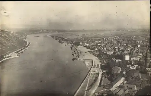 Foto Ak Andernach am Rhein, Totalansicht der Ortschaft