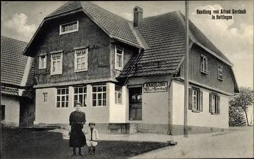 Ak Hottingen Rickenbach im Hotzenwald in Baden Wüttemberg, Handlung von Alfred Gersbach