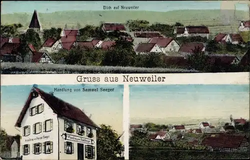 Ak Neuweiler im Schwarzwald, Panorama, Handlung von Samuel Seeger