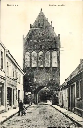 Ak Grimmen in Vorpommern, Stralsunder Tor