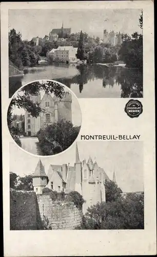 Ak Montreuil Bellay Maine et Loire, Le Chateau