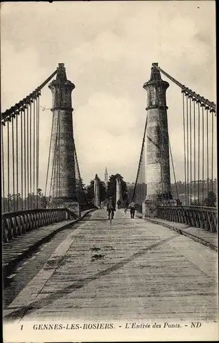 Ak Gennes les Rosiers Maine et Loire, L'Entree des Ponts