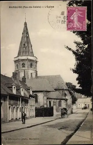 Ak Marquise Pas de Calais, L'Eglise