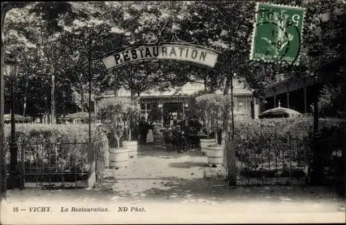 Ak Vichy Allier, La Restauration