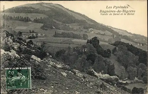 Ak Bagnères de Bigorre Hautes Pyrénées, Vallee de Salut et le Bedat