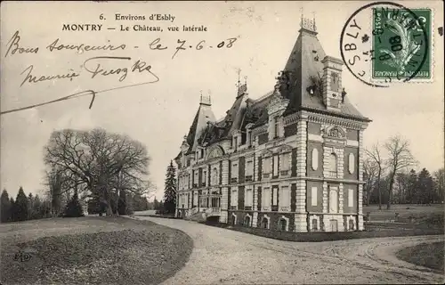 Ak Montry Seine et Marne, Le Chateau