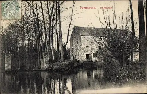 Ak Pommeuse Seine et Marne, Le Moulin