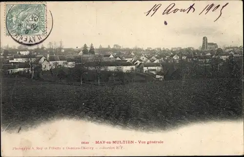 Ak May en Multien Seine et Marne, Vue generale