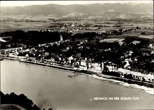 Ak Aschach an der Donau Oberösterreich, Panorama