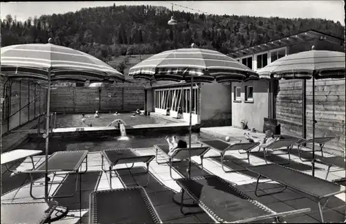 Ak Bad Zurzach Kanton Aargau, Thermalquelle Schwimmbad