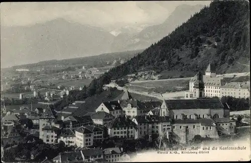 Ak Chur Kanton Graubünden, Der Hof und die Kantonsschule