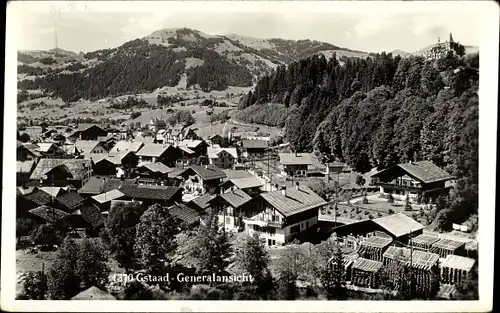 Ak Gstaad Saanen Kanton Bern, Totalansicht der Ortschaft